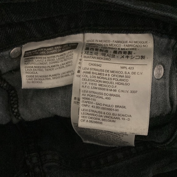 Men’s ripped Jeans | Black ripped Jeans | Men’s Jeans | Levi’s | Men’s Levi’s - Picture 7 of 10